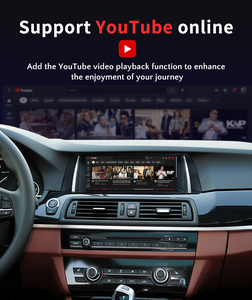 จอสัมผัสสำหรับรถยนต์ รองรับ Carplay แบบไร้สาย เครื่องเล่นมัลติมีเดีย ระบบนำทาง Wifi สำหรับ <span class=keywords><strong>BMW</strong></span> F10 F11 ปี 2011-2016 - Product Image 5