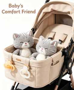 Peluche Gatto Tabby Grigio Personalizzato OEM ODM, Giocattolo Morbido a Strisce per Vendita all'Ingrosso - Product Image 6