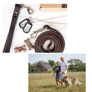 Entrenamiento para correr Correa de cuero real Premium para mascotas Correa de entrenamiento y para caminar Correa trenzada para perros - Product Image 5