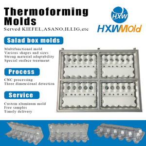 Nhà máy trực tiếp bán tự động <span class=keywords><strong>CNC</strong></span> nhôm khuôn Ba trạm nhựa hộp trứng vỉ khuôn cao hiệu quả cao lạnh - Product Image 2