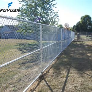 100 fit 6 fit Galvanizli Baklava Desenli Çit, Siklon Tel Örgü, PVC Siyah Vinil Kaplı Zincir Bağlantılı Çit Rulosu, Çiftlik ve Çiftlikler İçin - Product Image 5