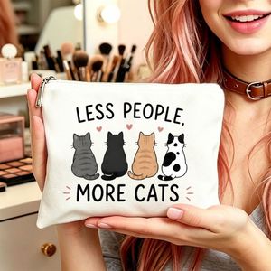 Bolsa de Regalo para Mujer, Bolsa de Cosméticos con Diseño de Gatos, Regalos Ideales para Mamá, Hijas y Amigas, Perfecta para Viajes y Cumpleaños - Product Image 2