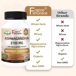 Suplemento de Extracto de Raíz de Ashwagandha Herbal Puro para Adultos, Alivio del Estrés, Mejora del Sueño, Cápsulas Herbales de Ashwagandha - Product Image 4