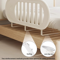 Barrière de lit portable pour enfants, panneau de sécurité latéral anti-chute, barrière de protection pour lit, barrière latérale simple pour bébé et tout-petit