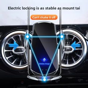 Chargeur sans fil magnétique <span class=keywords><strong>pour</strong></span> voiture 15W, support de téléphone automatique à induction infrarouge <span class=keywords><strong>pour</strong></span> une charge rapide - Product Image 5