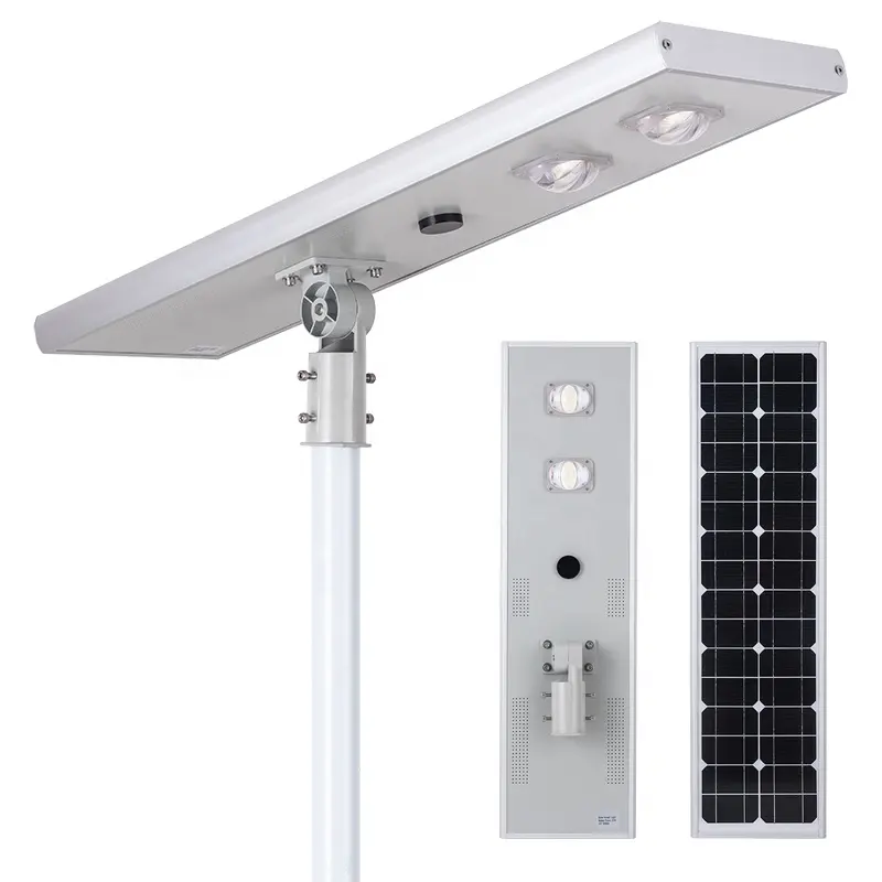 Smart automatische high power schoenendoos led verlichting solar led straat licht 50w