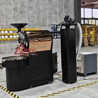Machine à torréfier les grains de café REEKSS entièrement automatique 6 kg, usage commercial, machine à torréfier le café au gaz