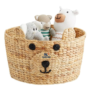 Cestas de mimbre hechas a mano para almacenamiento de niños - Product Image 2