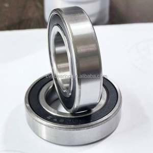 Rodamientos de Alta Carga 6006-2RS 30x55x13mm Acero Cromado GCR15 6006RS Rodamiento de Bolas de Ranura Profunda Rodamientos de Doble Sellado - Product Image 1