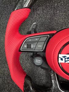 Volant en fibre de carbone personnalisé pour Audi RS Series RS3 RS4 RS5 RS6 <span class=keywords><strong>RS7</strong></span> S3 S4 S5 Old B8 Series A8 R8 Q7 Q5 - Product Image 2