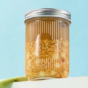 Botella de Nido de Pájaro de cristal de lujo de 150ml-Diseño resistente a los golpes térmicos con tapa de hojalata atornillada para envasado de alimentos de primera calidad - Product Image 2