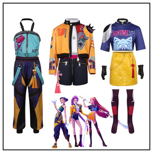 Tenue de Cosplay Kpop Filles Sorcières Lumi Zoe Mira pour Enfants, Costume de Spectacle Anime Film 8-13 Ans, Polyester, Été 2025 - Product Image 1