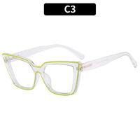 Lunettes carrées œil de chat bloquant la lumière bleue, nouvelle collection de lunettes rétro de styliste pour femmes lunettes optiques TR90 montures Gl