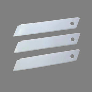 Оптовая цена 43*22*0,2 мм три отверстия циркониевые керамические бритвенные лезвия - Product Image 5