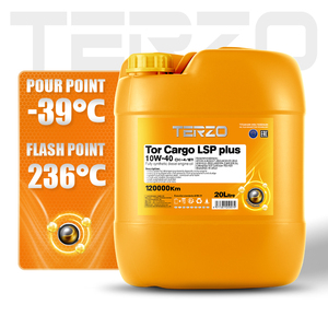 Huile moteur diesel TERZO Tor Cargo LSP plus 10W40 PAO entièrement synthétique API CK 4 ACEA E7 pour camions Euro VI - Product Image 5