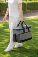 Sac isotherme personnalisé avec logo, sac à lunch thermique réutilisable en Oxford, imperméable pour le travail, les pique-niques, vente en gros