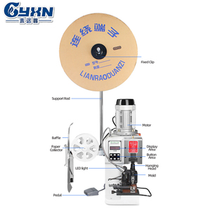 Fabrik-Großhandel Kabelbaumklemmen-Crimpmaschine Halbautomatische Gusseisen Geräuscharme Klemmen-Crimpmaschine - Product Image 2