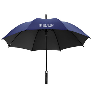 Custom Logo Golf <b>Umbrella</b> Dark Blue Fiber Frame Automatic Opening <b>Large</b> Size UV Protection Advertising Business Gift <b>Umbrella</b> - Product Image 1