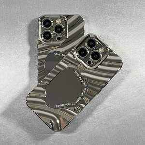 เคสโทรศัพท์ลายหยักกระจกชุบหรูหราสำหรับ<span class=keywords><strong>2022</strong></span> 16 15 14 13 12 Pro x XS XR plus <span class=keywords><strong>SE</strong></span> เคสกันกระแทกแบบนิ่ม - Product Image 3