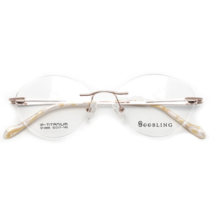 <span class=keywords><strong>Lunettes</strong></span> optiques exécutives sans monture monture bêta titane monture titan <span class=keywords><strong>lunettes</strong></span> montures de <span class=keywords><strong>lunettes</strong></span> pour femmes - Product Image 4