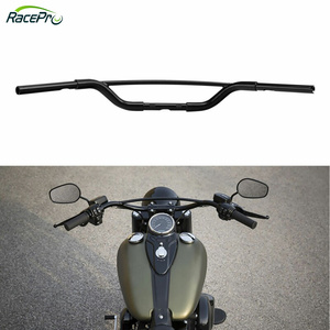 Racepro 3มม. ความหนา1-1/4 "มือจับฮอลลีวูดอ้วนสำหรับ Harley Sportster XL1200 softail Dyna fxdb - Product Image 1