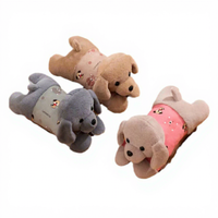 Usine hiver ménage dessin animé en peluche chaud chauffe-mains avec fermeture éclair amovible chauffage électrique sac d'eau chaude