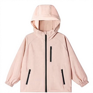 Custom Unisex Made <b>Lightweight</b> Windbreaker Outdoor Windproof Waterproof Nylon <b>Rain</b> <b>Jacket</b> Zipper Closure Polyester Shell - Product Image 1