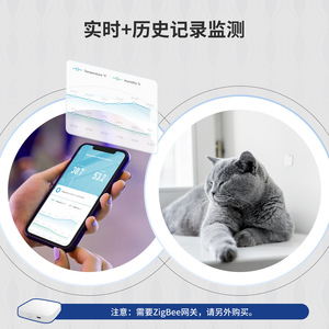 ทูย่าสมาร์ทเซ็นเซอร์วัดอุณหภูมิและความชื้นซิกบี 0-99Rh -10-60C สำหรับระบบอัตโนมัติในบ้าน - Product Image 3