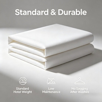 Tissu de qualité commerciale 100 % coton, écologique, 300 fils, tissé, résistant à l'abrasion, poids moyen, personnalisé en usine pour la literie d'hôtel