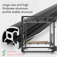 Tronxy grosir VEHO 600 presisi tinggi ukuran cetak besar 600*600*600mm Core-xy Impresora 3D
