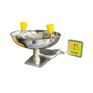 <span class=keywords><strong>Ducha</strong></span> de Emergencia de <span class=keywords><strong>Seguridad</strong></span> para <span class=keywords><strong>Laboratorio</strong></span> Estándar ANSI y Estación de Lavado de Ojos de Doble Salida - Product Image 1