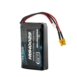 แบตเตอรี่ Lipo 2วินาที7.4V 6200mAh แบตเตอรี่ RC ปล่อยสูงแพ็คพลังงานที่เข้ากันได้กับรุ่น - Product Image 2