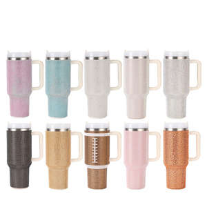 30oz 40oz Eco-Friendly 24hr Thermal Vacuum Insulated Travel Mug Food Grade 304 Stainless Steel Tumbler Handle Splash Proof Straw - Product Image 2