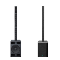 Ensemble de haut-parleurs portables en métal Active Column 500W Hi-Res Audio durables pour la scène et les petits événements DJ