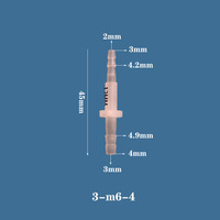 Raccord de tuyau en polyéthylène Chang En 6 mm, surface lisse, norme internationale, raccords pour tuyaux d'eau/carburant/air