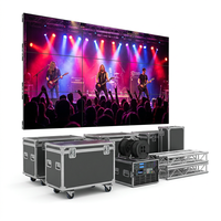 Layar LED Sewa Panggung P3.91 P2.97 P2.6 Tahan Lama untuk Latar Belakang Panggung Konser Video Wall 500x500mm Papan Sewa Pemasangan Cepat