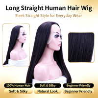 Perruque en cheveux humains Remy sans colle, avec dentelle frontale HD 13x4, commande d'essai flexible en gros, emballage personnalisé, bonnet intérieur respirant