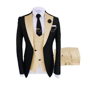 Costume de Mariage et de Cérémonie pour Homme, Trois Pièces, Élégant, Couleurs Mixtes, Grande Taille, 100% Polyester, Idéal pour le Marié et les Garçons d'Honneur - Product Image 2