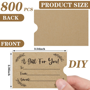 Funda de Papel Recubierto Impresa Personalizada para Tarjetas de Arte, Porta Tarjetas de Papel Kraft, Sobre para Tarjetas de Acceso - Product Image 2