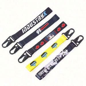 Custom Eagle Mouth Buckle Short Strap Lanyard With Logo Custom Keychain - Product Image 1