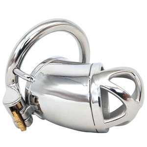 <span class=keywords><strong>Jaula</strong></span> <span class=keywords><strong>de</strong></span> Castidad Masculina FRRK <span class=keywords><strong>de</strong></span> 70 mm, <span class=keywords><strong>de</strong></span> Acero Inoxidable 304 Plateado, con Tres Anillos, Dispositivo <span class=keywords><strong>de</strong></span> <span class=keywords><strong>Jaula</strong></span> para Pene, Alternativa a <span class=keywords><strong>los</strong></span> Juguetes Eróticos - Product Image 4