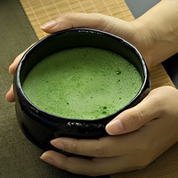 Sachet en papier kraft 50g pour poudre de matcha, manchon personnalisé, mélange de thé vert, commande en gros
