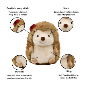 Peluche di <span class=keywords><strong>Riccio</strong></span> Personalizzato OEM con Punte Dettagliate per Amanti della Natura, Regalo per Bambini - Product Image 3