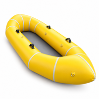 Packraft gonflable 3M pour 2 personnes, kayak en TPU avec plancher Drop Stitch, radeau portable pour lac, rivière, aventures en plein air