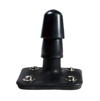 Harnais à sangle avec connecteur Vac-u-lock et 3 anneaux toriques de tailles différentes - Compatible avec 6 tailles de dildos - S'adapte jusqu'à la taille la plus longue