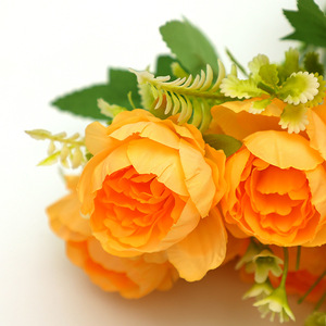 Ramos de Ranúnculos Artificiales, Arreglos Florales de Seda, Decoración para Bodas y Hogar, Accesorios de Fotografía, Alta Simulación, Reutilizables - Product Image 2