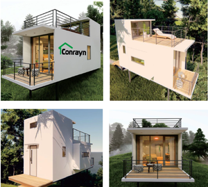 Mobiles Cabine Préfabriquée Construction Modulaire Petite Plage Maisons De Vacances Bureau Fashion Full Furniture - Product Image 6