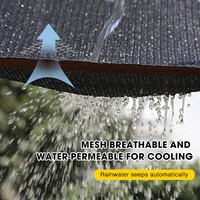 Pare-soleil en maille pour voiture Chaq, HDPE, résistant aux UV, jaune, pour parking, abri de voiture, patio, jardin, extérieur