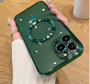 Coque de Téléphone Magnétique Sûre Antichoc Plaqué Électrolytique Simple pour iPhone 17 16 15 14 13 12 Pro Max <span class=keywords><strong>Plus</strong></span> - Product Image 1