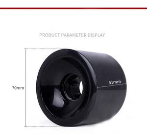 Patinete profesional de 4 <span class=keywords><strong>ruedas</strong></span>, tabla larga de <span class=keywords><strong>70MM</strong></span>, de PU, para bailar y deslizarse - Product Image 6